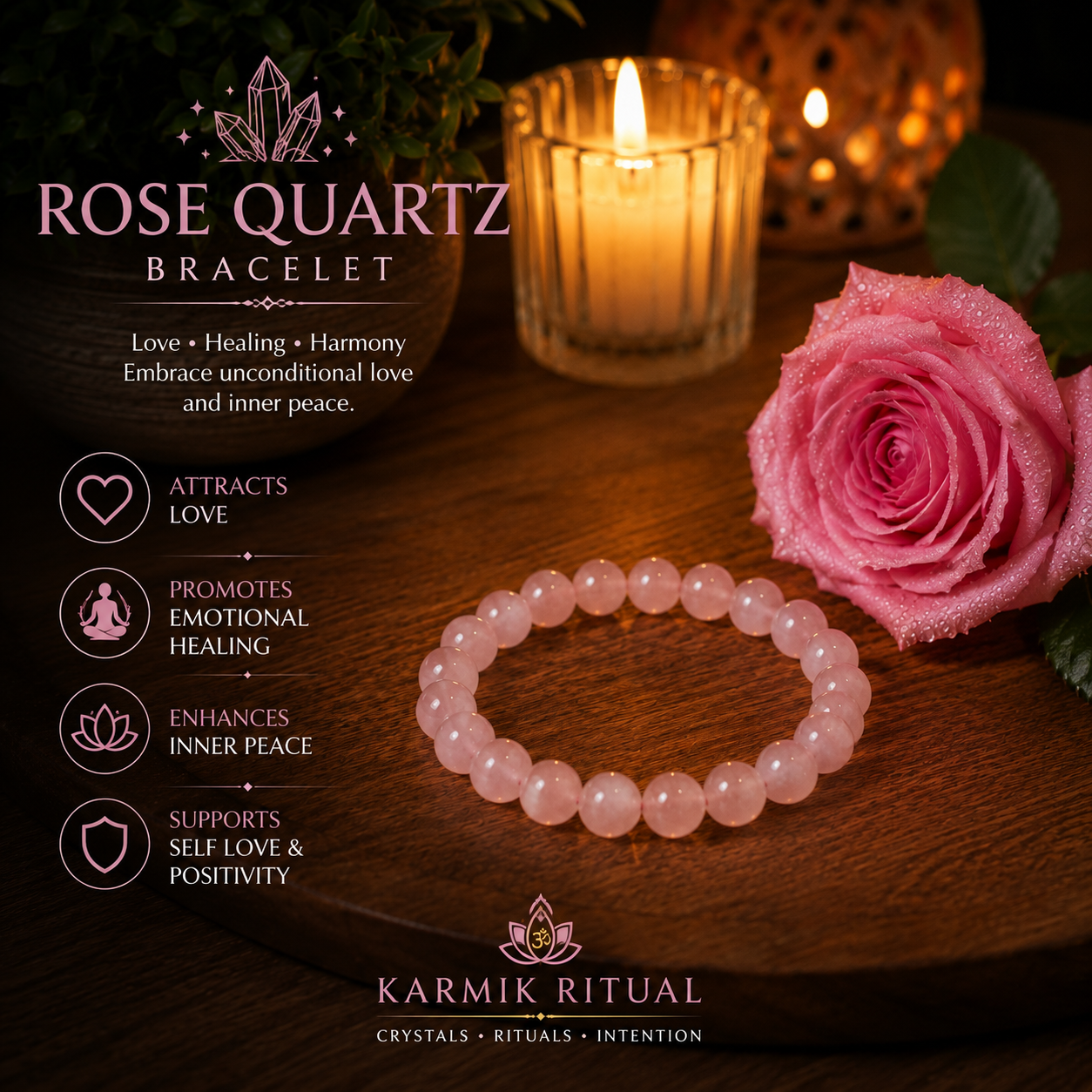Rose Quartz Bracelet