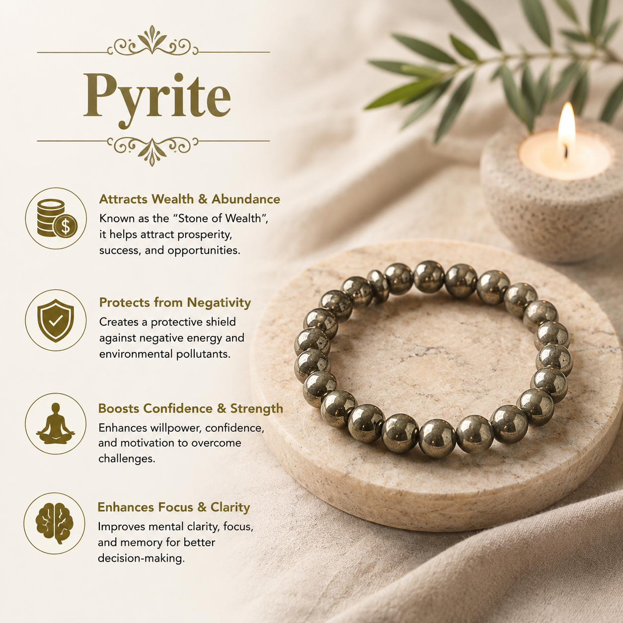 Pyrite Bracelet