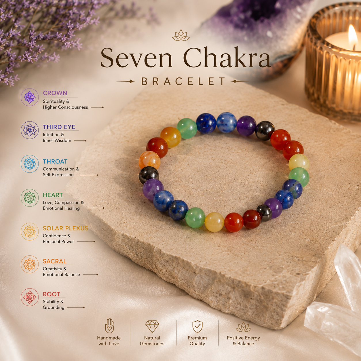 7 Chakra Bracelet