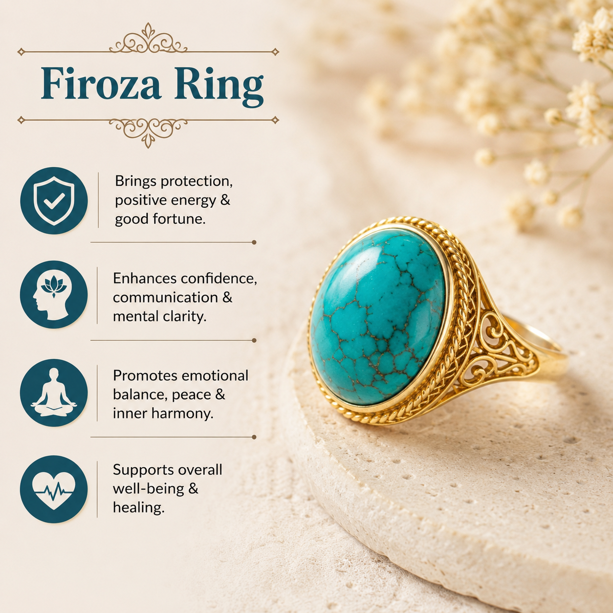 Firoza ring
