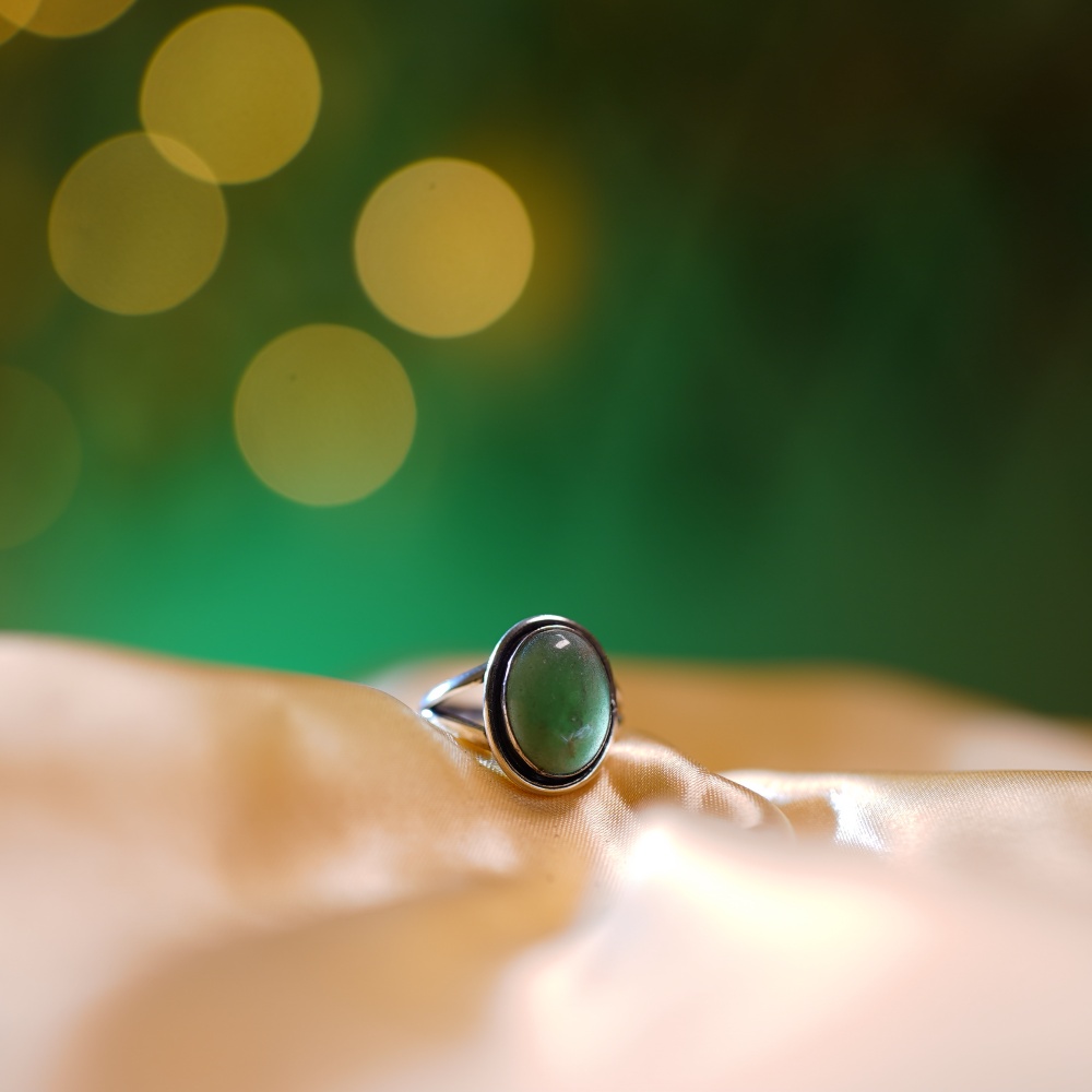 Green aventurine Ring