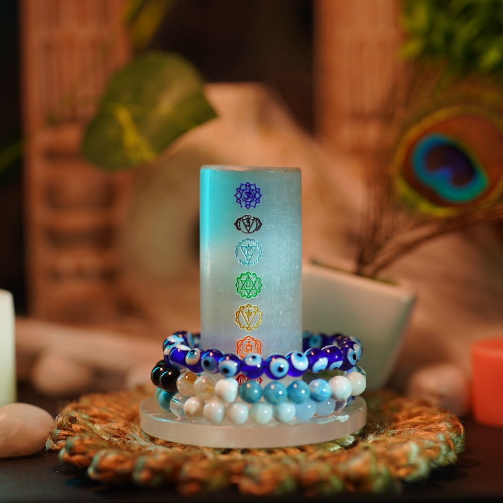 Selenite charging tower
