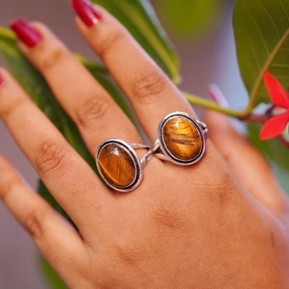 Tiger Eye Ring