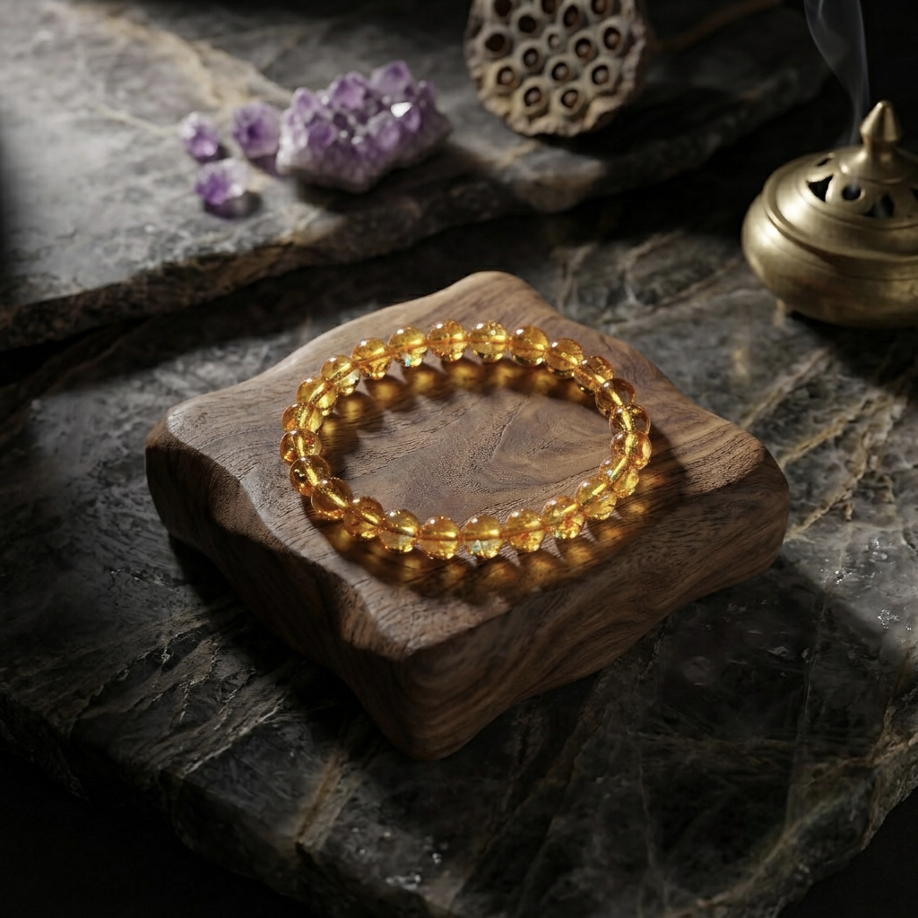 Citrine Dyed Bracelet