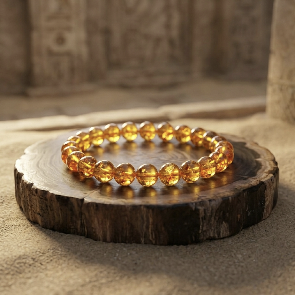 Citrine Dyed Bracelet