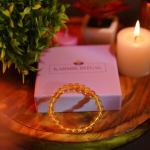Citrine Dyed Bracelet