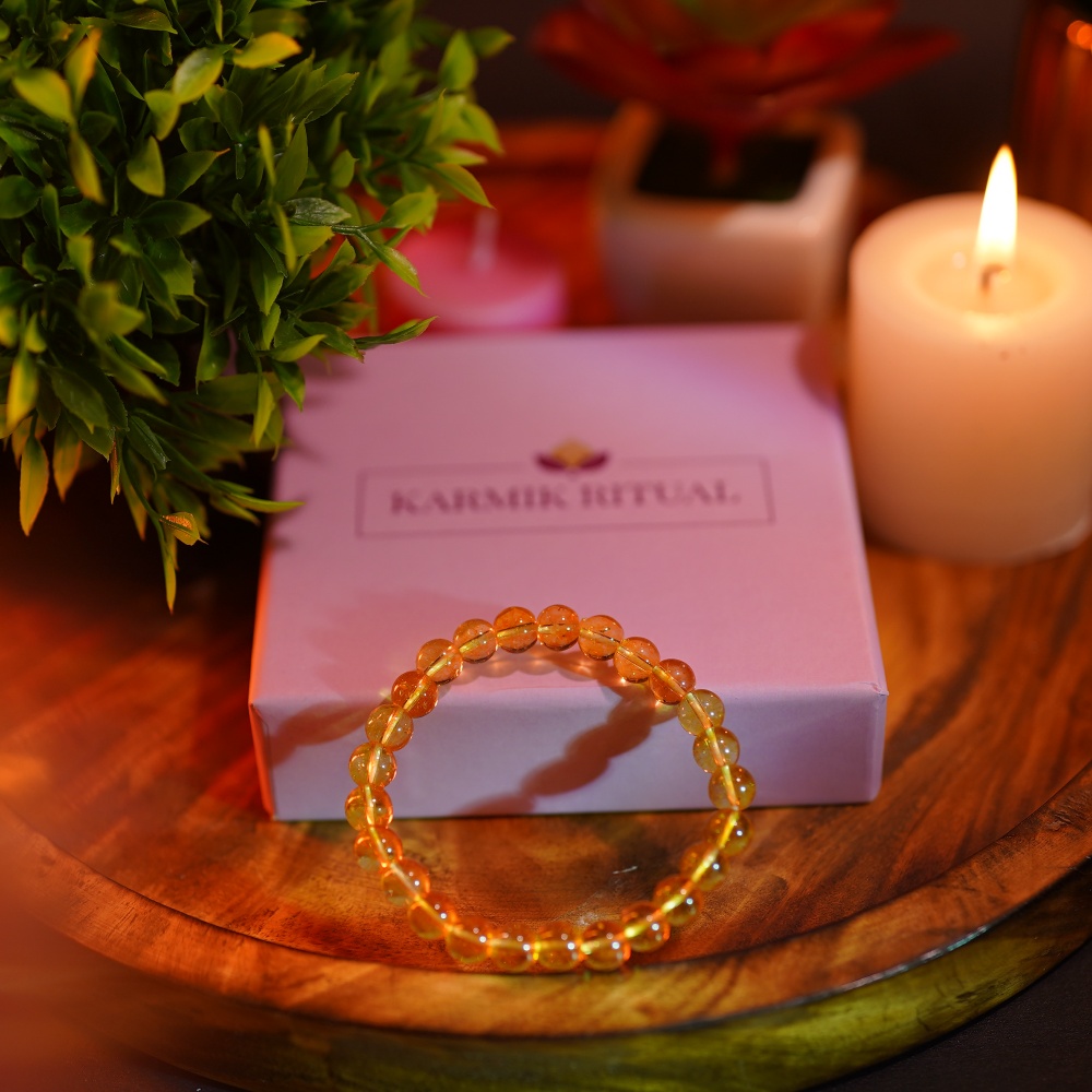 Citrine Dyed Bracelet