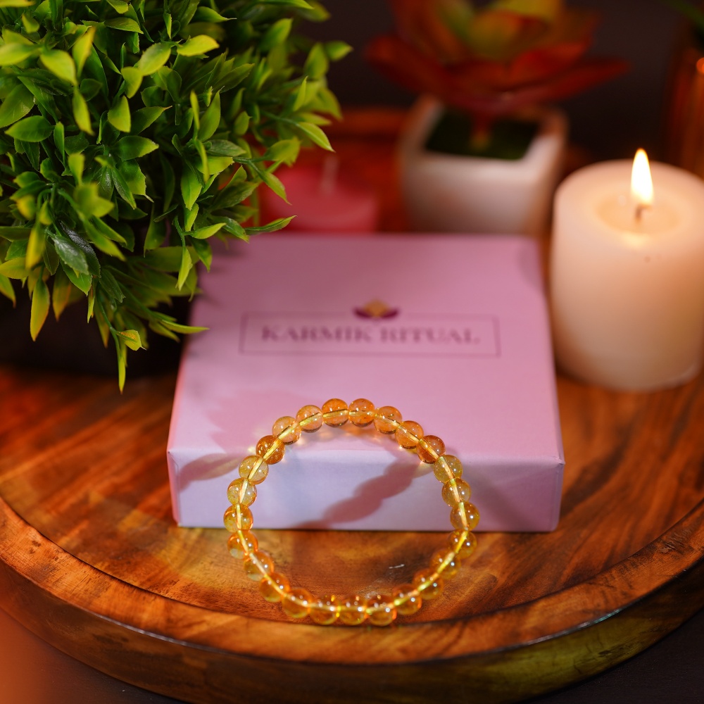 Citrine Dyed Bracelet