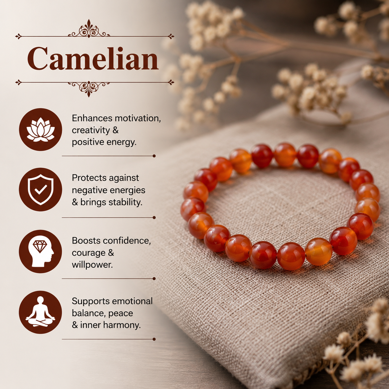 Carnelian Bracelet