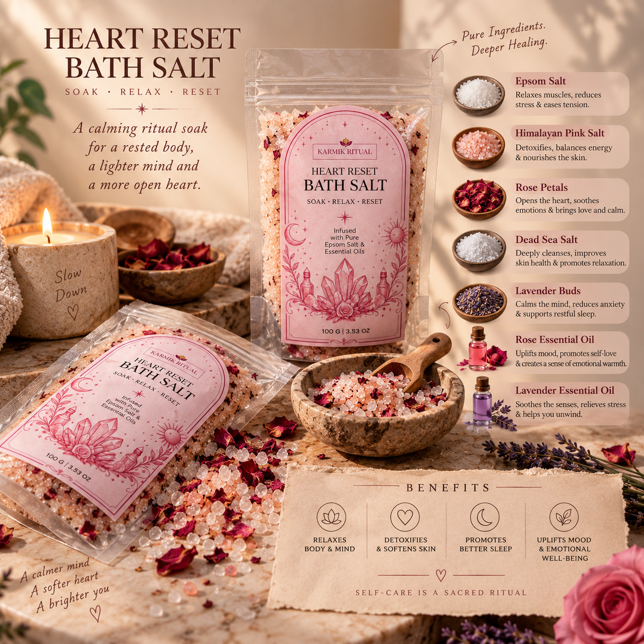 Heart Reset Bathsalt